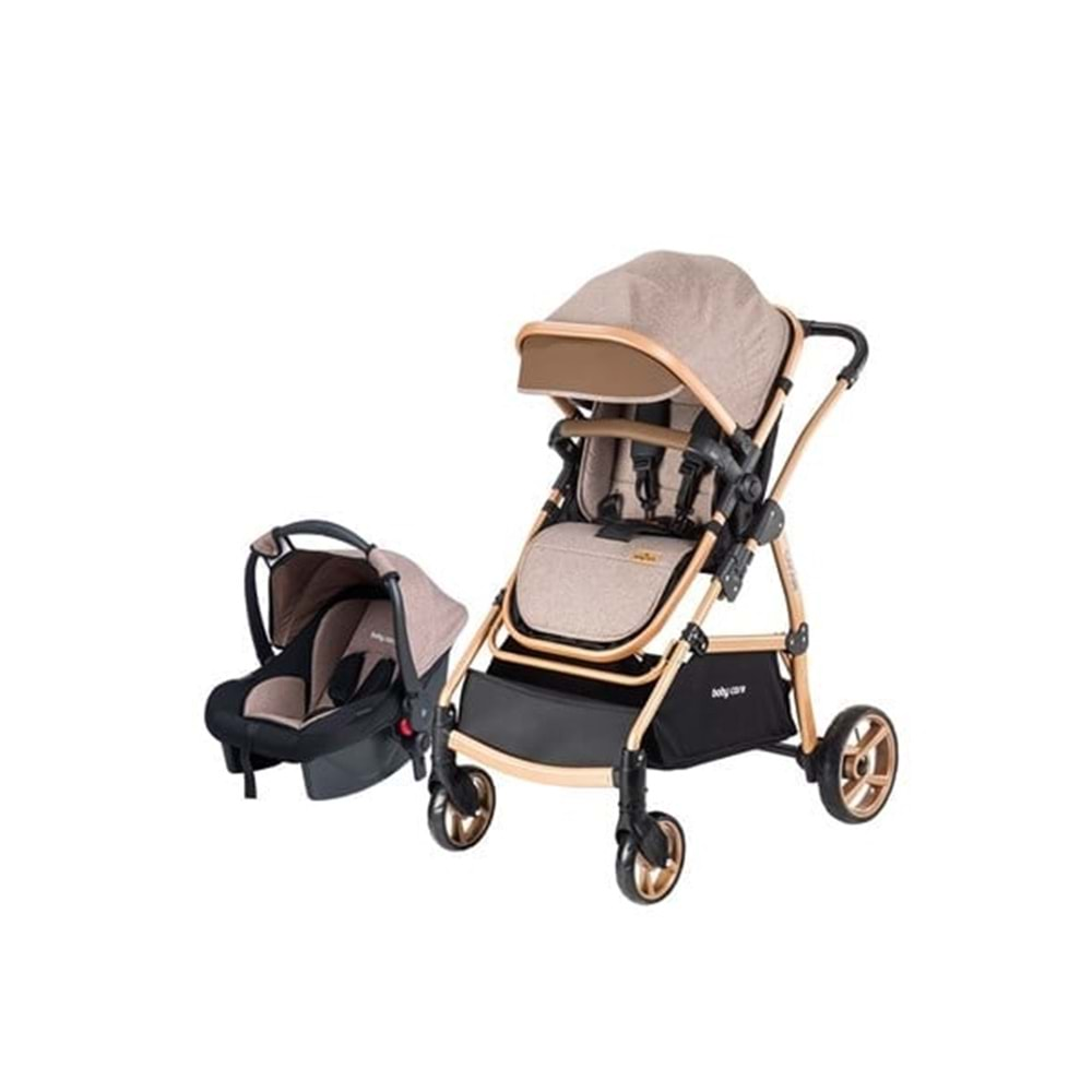 Baby Care BC-315 Safari Pro Travel Bebek Arabası & Puset Gold-Kahve (BC-315-N)