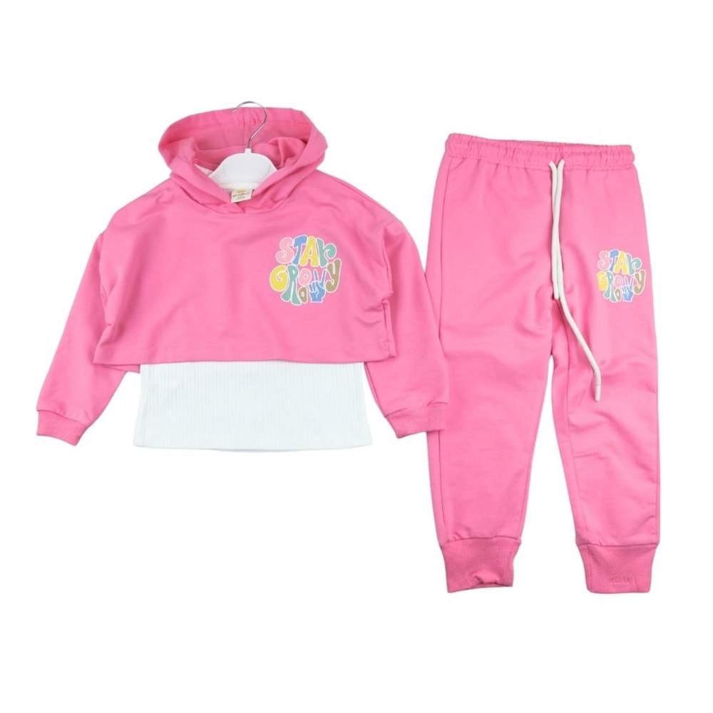 2800-3Lü Takım 3-7 Yaş-9148 - PEMBE
