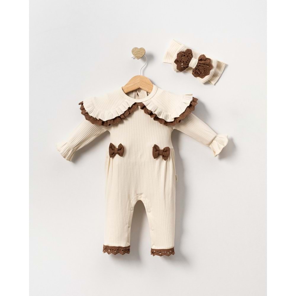 Cayzen Adel Kız Tulum-1070244 - KREM