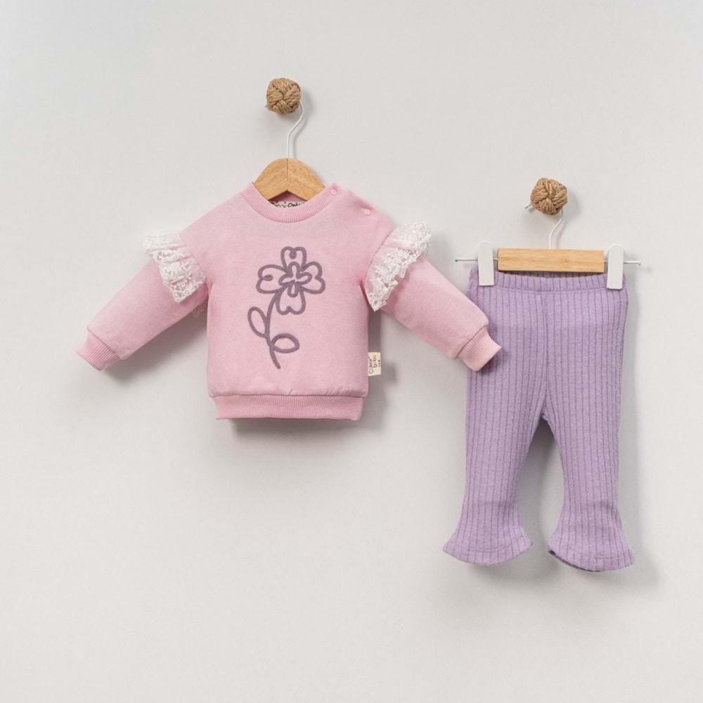 Çakar 6-18 Aylık Süzine Gül 2 Li Takım-8013150 - PEMBE