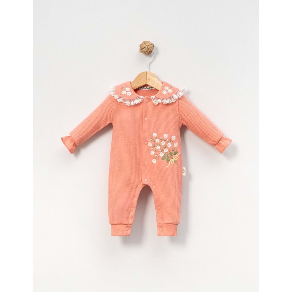 Çakar Bebe 3-12 Aylık Çıtır Nakışlı Tulum -8027140 - SOFT MERCAN