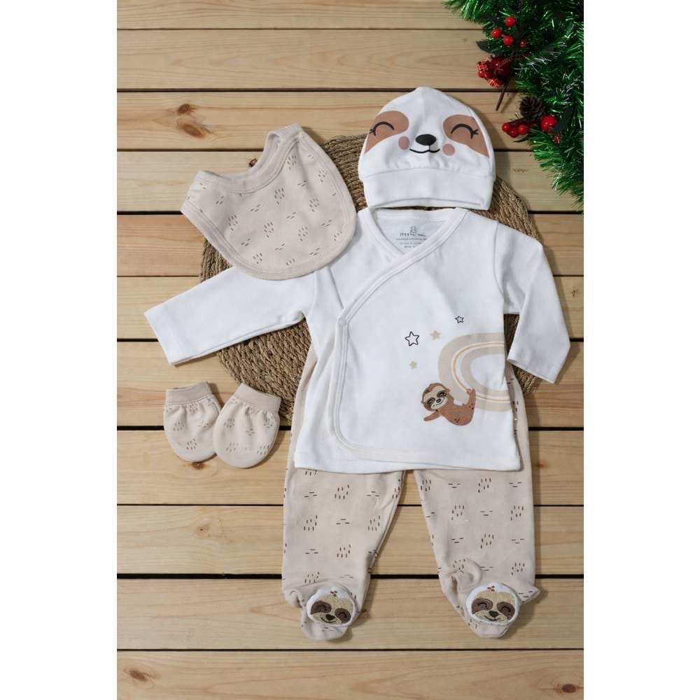 Little Life Yenidoğan 5li Koala Çıngıraklı Hastane Çıkışı-1500 - KAHVERENGİ