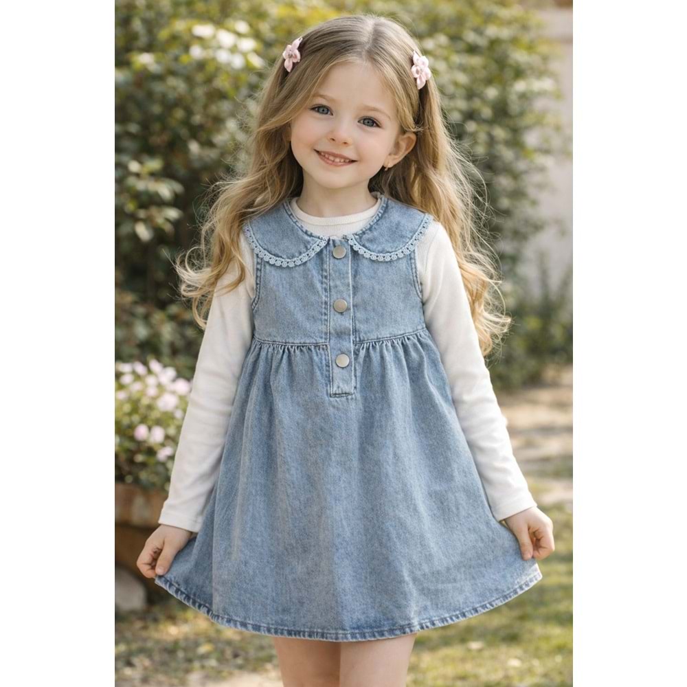 Mensis Bebe Yaka Kot Jıle 2-7 Yaş-9029474 - MAVİ