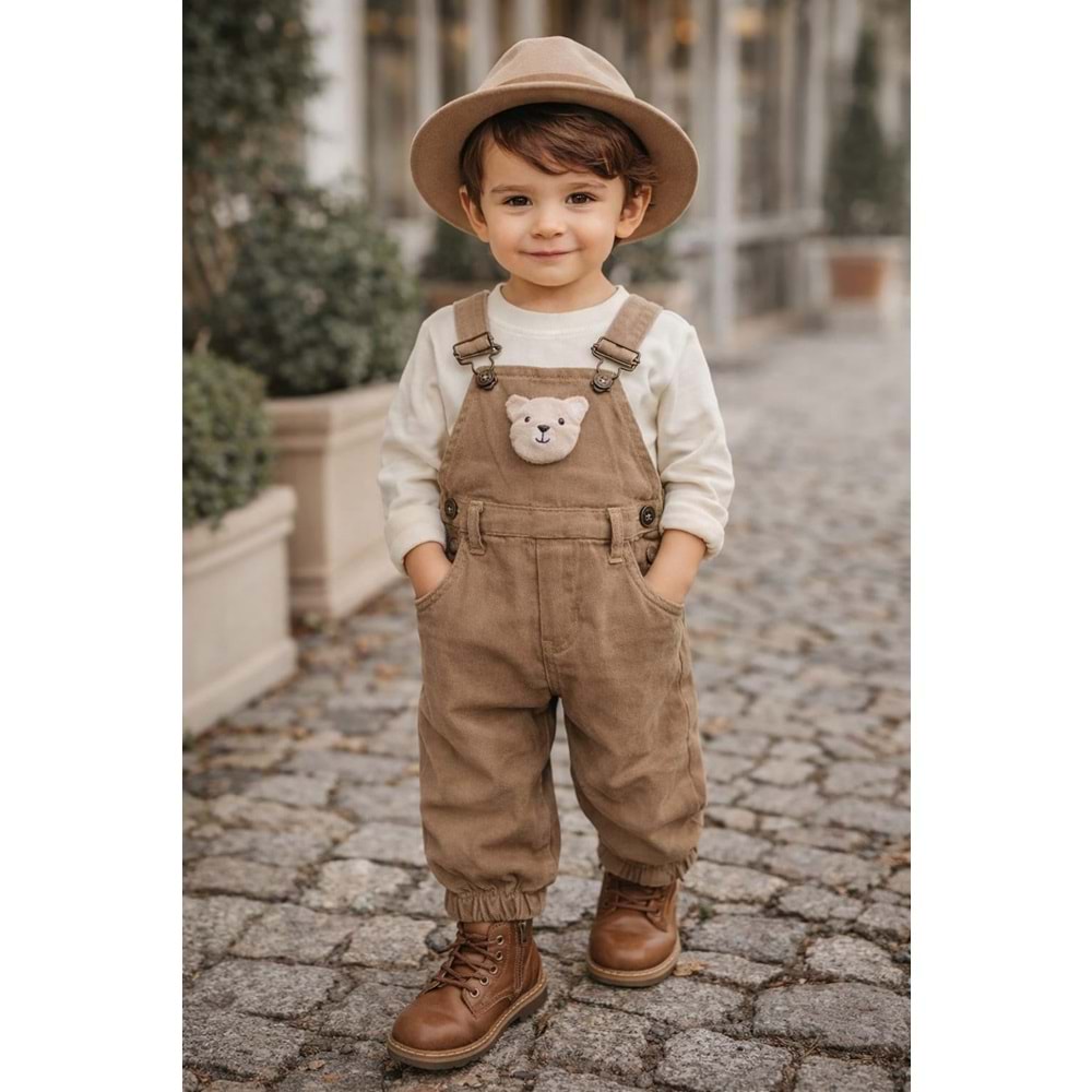 Oryeda Ayıcıklı Badili Erkek Slopet 9-24 Aylık-6073313 - KAHVERENGİ