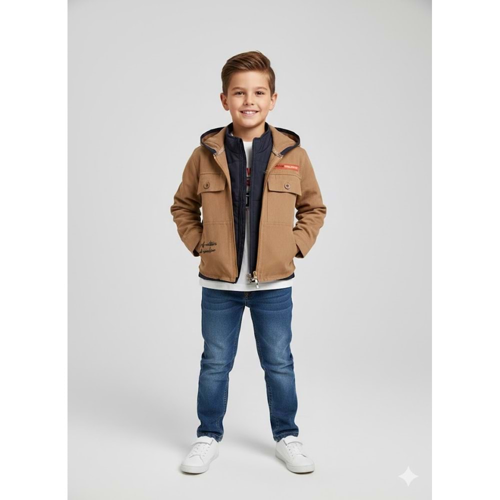 Yavrucak Mevsimlikli Erkek Takım 1-4 Yaş-3805661 - KAHVERENGİ