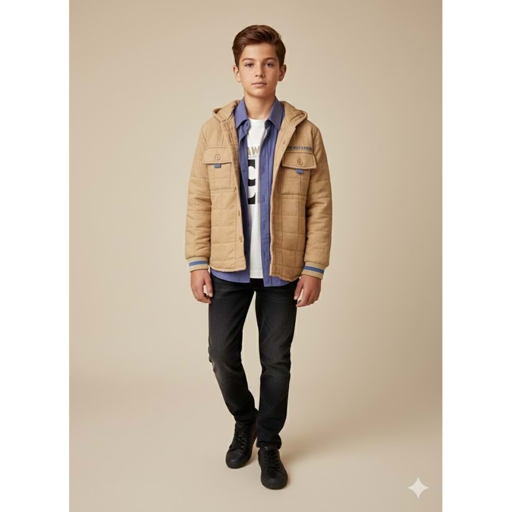 Yavrucak Kapitone Ceketli Takım 9-12 Yaş-4815891 - HARDAL