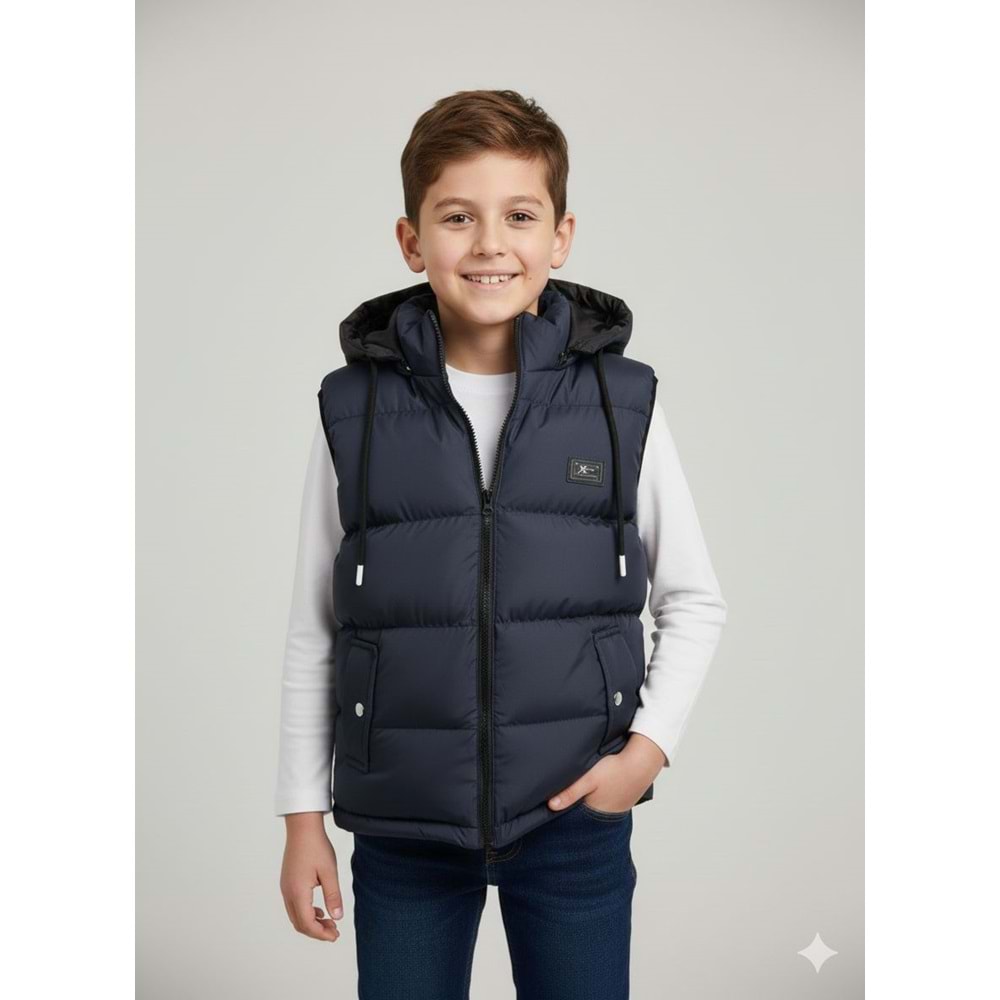 Asya Kids Erkek Şişme Yelek 6-14 Yaş-5100480 - LACİVERT