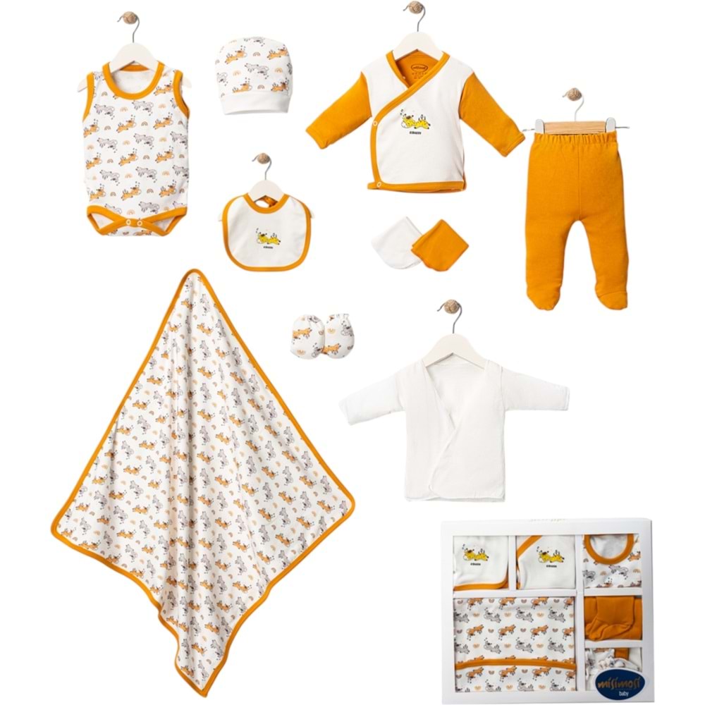 Misimosi Zürafa Temalı 10 Lu Erkek Hastane Çıkışı 0-3 Aylık-436790404 - HARDAL