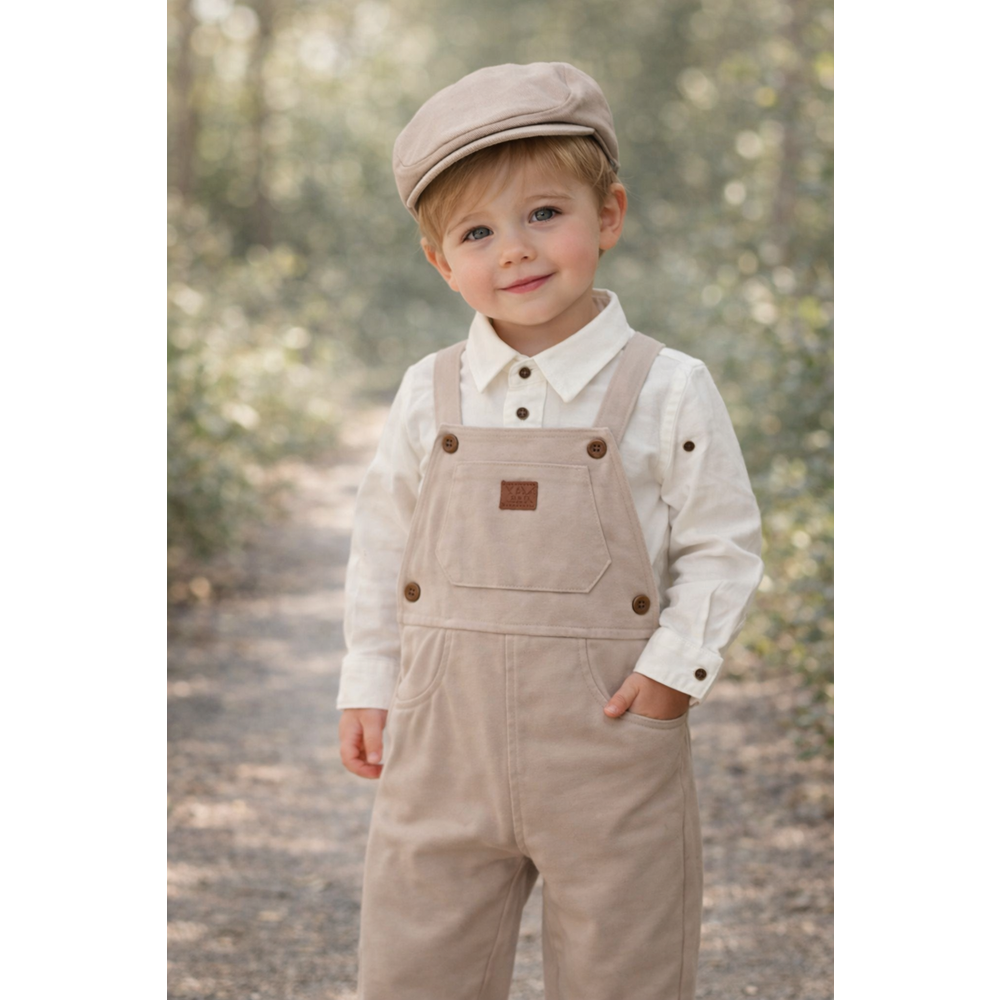 Oryeda Şapkalı Gömlekli Slopet 9-24 Aylık -450700460 - BEJ