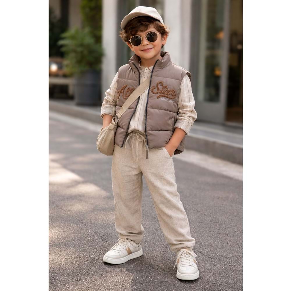 Hippıl Süzine All Star Erkek 3 Lü Takım 2-5 Yaş -542724725 - KAHVERENGİ