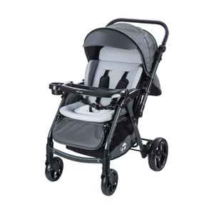 Baby Care BC-500 Combo Maxi Pro Bebek Arabası Gri (BC-500-D)