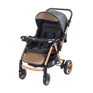 Baby Care BC-500 Combo Maxi Pro Bebek Arabası Siyah-Gold (BC-500-Z)