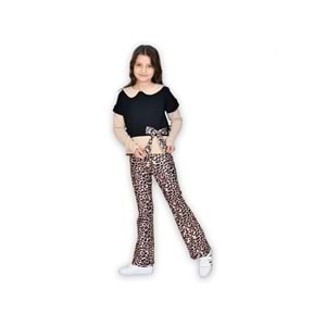 Leopar Desenli 4-12 Yaş Kız Takım-101332672255