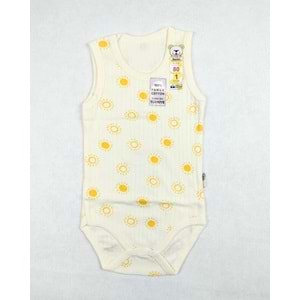 Babytoo 1-3 Yaş Bebek Çıtçıtlı Badi Güneş 7297046 - SARI