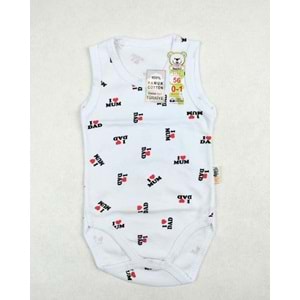 Babytoo 1-3 Yaş Bebek Çıtçıtlı Badi Mom Dad 7079046