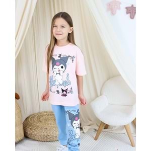 Kuromi 2-10 Yaş Kız İkili Takım-23385245 - PUDRA