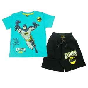 Batman Erkek 3-12 Yaş Şortlu Takım-12127150 - YEŞİL