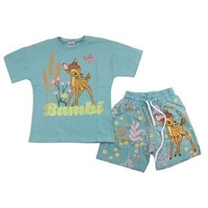Jeliboom Bambi 4-10 Yaş Kız Taytlı Takım-0196 - YEŞİL