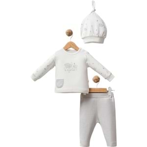3/18 Ay Kuzu Bebek 2li Takım-2702203 - GRİ