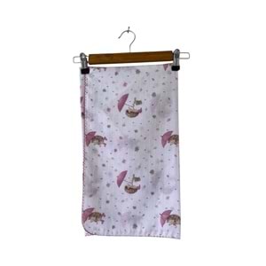 Şemsiyeli Kirpi Tek Kat Müslin Battaniye 80x90 cm- 0028079