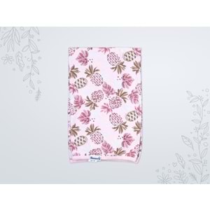 Miniworld Pineapple Desenli Penye Battaniye-18687136 - LİLA