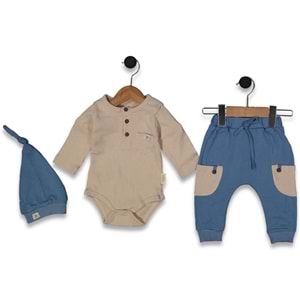 Necixs Shapehant Badili 3-12 Ay Erkek Takım-251095203 - KREM