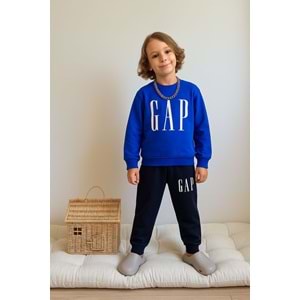 3-10 Yaş Gap Erkek Eşofman Takım- 4051230 - SAKS MAVİSİ