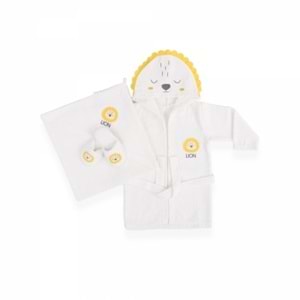 Bebitof Aslanlı Bornoz Seti-30024485