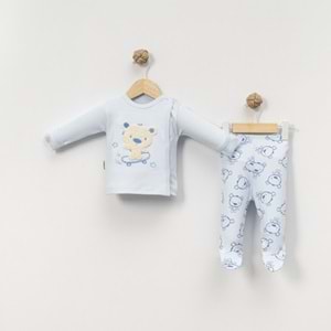 Babycan 9424 Kaykaycı Üçlü Yenidoğan Takım - MAVİ