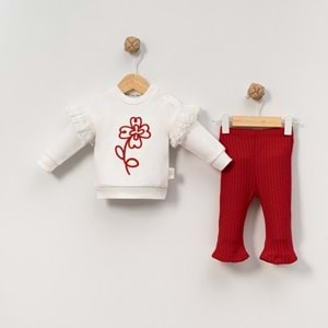 Çakar 6-18 Aylık Süzine Gül 2 Li Takım-8013150 - KREM