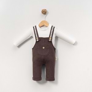 Çakar Bebe 3-18 Aylık Erkek Slopet Tulum-7026173 - KAHVERENGİ
