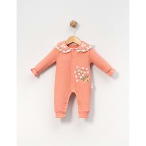 Çakar Bebe 3-12 Aylık Çıtır Nakışlı Tulum -8027140 - SOFT MERCAN