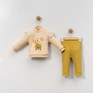 Çakar Bebe 6-18 Aylık Çiçek Süzine 2 li Takım-8045120 - ÇAĞLA YEŞİL