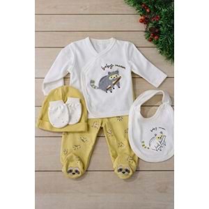 Little Life Yenidoğan 5li Rakun Hastane Çıkışı-1500 - SARI