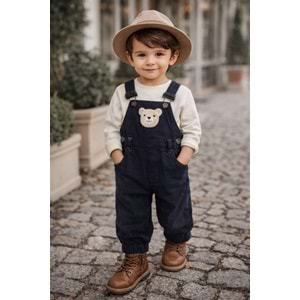 Oryeda Ayıcıklı Badili Erkek Slopet 9-24 Aylık-6073313 - LACİVERT