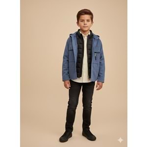 Yavrucak Mevsimlik Ceketli 4 Lü Takım 5-8 Yaş-2804793 - MAVİ