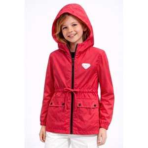 Mikro Kız Yağmurluk 6-14 Yaş-5057400 - KIRMIZI