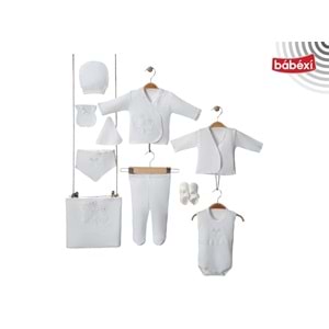 Turp Baby 10 Lu Simli Kız Hastane Çıkışı 0-3 Aylık -415785635 - BEYAZ