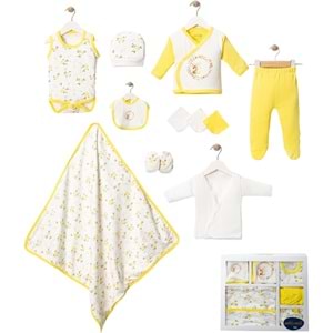 Misimosi Tatlı Tavşan Temalı 10 Lu Kız Hastane Çıkışı 0-3 Aylık-436794404 - SARI