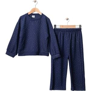 Wow Oysho Kumaş Taşlı İkili Takım 2-5 Yaş - 447990303 - LACİVERT