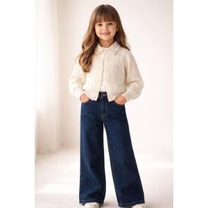 Miss Elitte Triko Ceketli Taş Detaylı Kız 3 Lü Takım 6-9 Yaş -447874900 - KREM