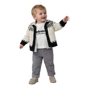 CanÖz Bebe Triko Ceketli 3 Lü Erkek Takım 1-4 Yaş -3702655 - LACİVERT