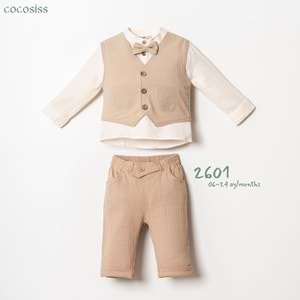 Cocosis Kirınkıl Kumaş Erkek 3 Lü Takım 6-18 Aylık -2601544 - KAHVERENGİ