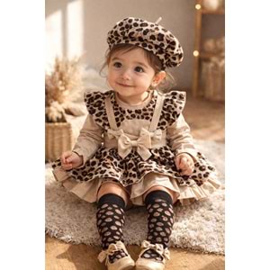 Cayzen Leoplarlı 4 Lü Takım 3-12 Aylık -1079407 - KAHVERENGİ