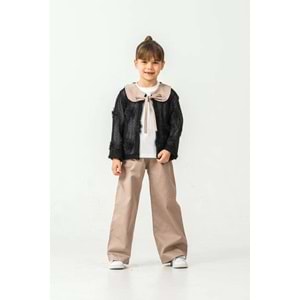 Miss Melinda Kids Gül Dantelli Pantolonlu 3 Lü Kız Takım 9-12 Yaş -356770 - SİYAH