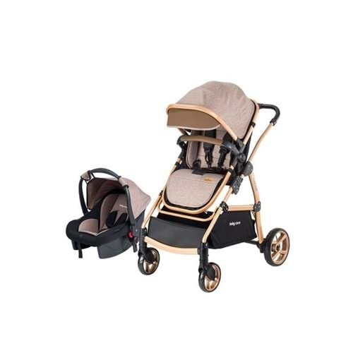 Baby Care BC-315 Safari Pro Travel Bebek Arabası & Puset Gold-Kahve (BC-315-N)