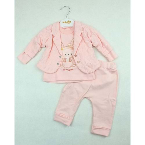 Babyim 3-6-9 Ay Tavşanlı Bebek Takım 1948220 - SOMON