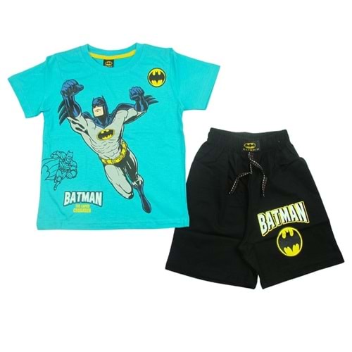 Batman Erkek 3-12 Yaş Şortlu Takım-12127150 - YEŞİL