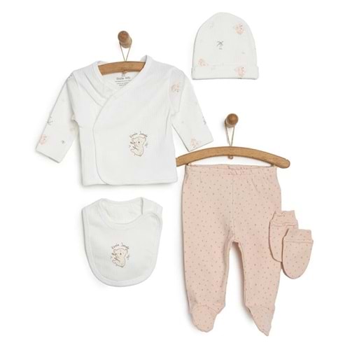 Little Life Yenidoğan 5li Koala Kız Bebek Hastane Çıkışı-1000 - PUDRA