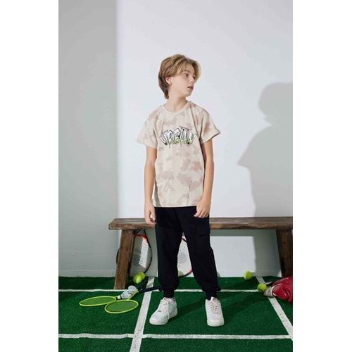 Tarık 2-6 Yaş Erkek Çocuk Pijama Takım Urban 3956185 - KAHVERENGİ